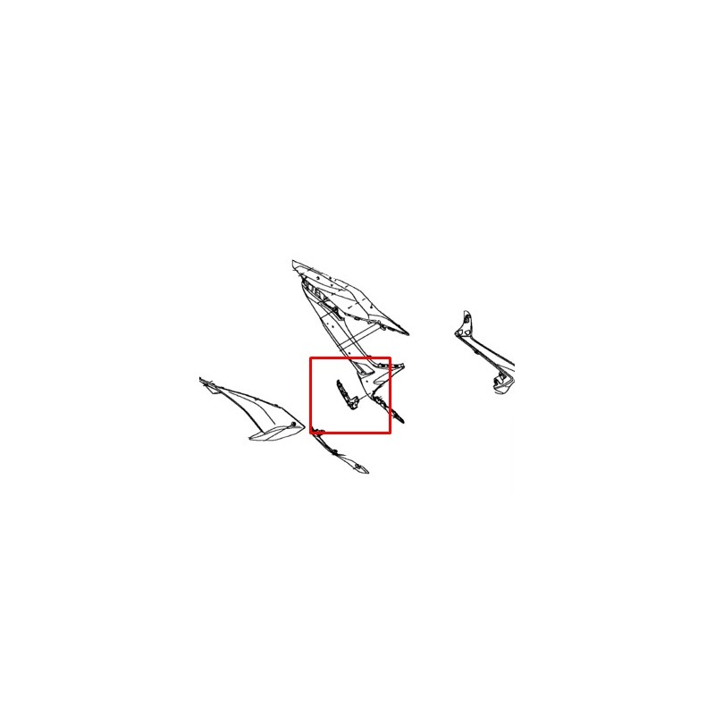 Couvre Inferieur Gauche Kawasaki NINJA 650 2017 2018 2019 Couvre Inferieur Gauche Kawasaki NINJA 650 2017 2018 2019