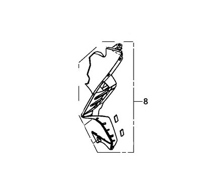 Panel Left Inner Honda CB500F