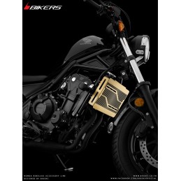 Grille Protection Radiateur Titane Stainless Bikers Honda CMX 500 Rebel