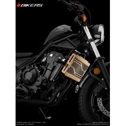 Grille Protection Radiateur Titane Stainless Bikers Honda CMX 500 Rebel