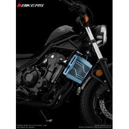 Grille Protection Radiateur Titane Stainless Bikers Honda CMX 500 Rebel