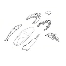 Cover Rear Grab Rail Honda PCX 125/150 v4 2018 2019 2020 