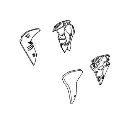 Intérieur Flanc Avant Droit Honda CB300R 2018/2022