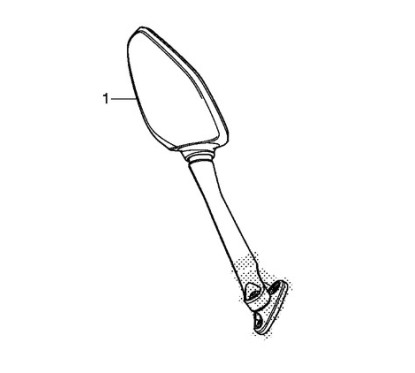 Mirror Right Honda CBR 500R