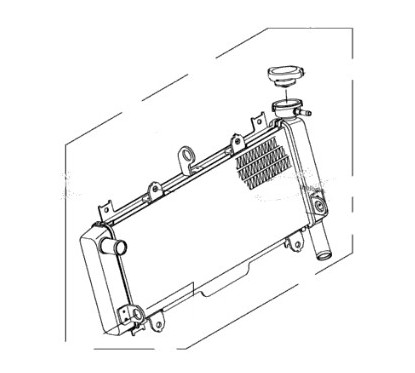 Radiateur Kawasaki Z650
