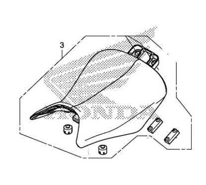 Driver Seat Single Honda CBR 500R