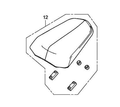 Seat Pillion Honda CBR 500R
