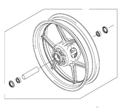 Front Wheel Kawasaki Versys 650 2015/2025