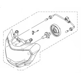 Headlight Yamaha MT-07 2018 2019 2020