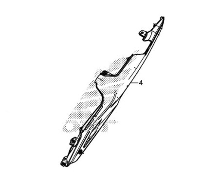 Carénage Flanc Arrière Gauche Honda CBR 500R