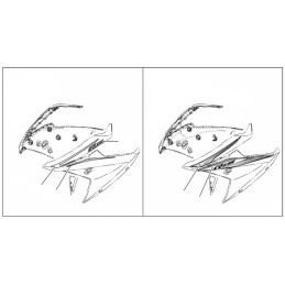 Marks Front Panel Left Side Yamaha YZF R15 2017 2018 2019 2020