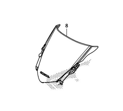 Bulle Saute Vent Honda CBR 500R