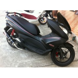 Kit Carrosserie Noir Mat Gunpowder Honda PCX 125/150 v1 v2 