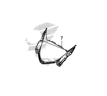 Couvre Compteur Supérieur Honda CBR 500R