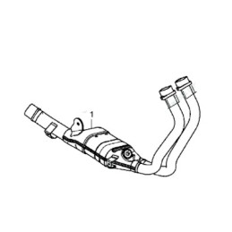 Pipe Exhaust Honda CB500F 2016 2017 2018