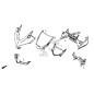 Stay Front Cowling Honda CBR 500R Stay Front Cowling Honda CBR 500R