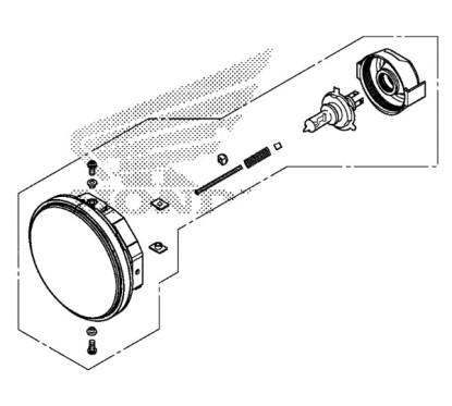 Headlight Unit Honda CMX 300 Rebel