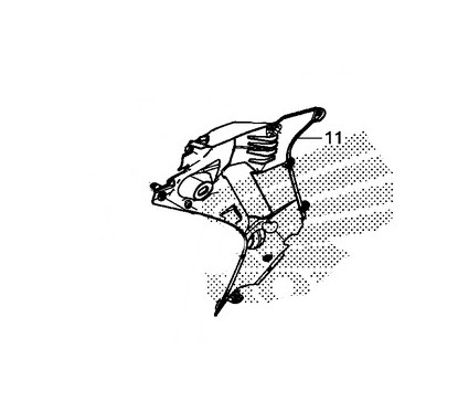 Carénage Intérieur Flanc Gauche Honda CBR 500R