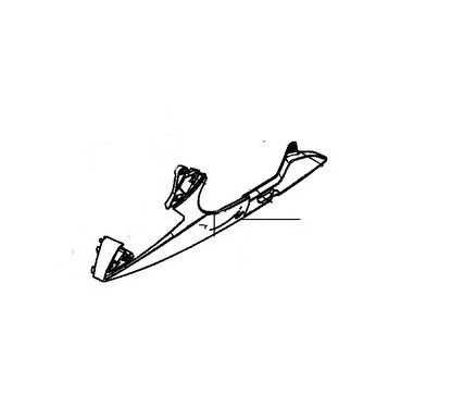 Carénage Inférieur Gauche Honda CBR 500R