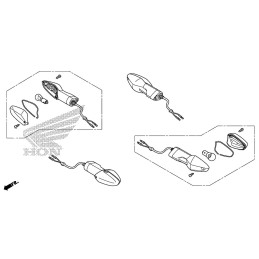 Winker Rear Left Honda CBR250R