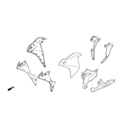 Carénage Intérieur Flanc Gauche Honda CBR250R