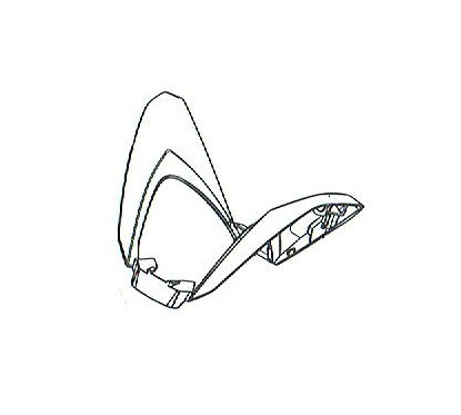 Couvre Guidon Supérieur Honda Forza 300 2018 2019 2020