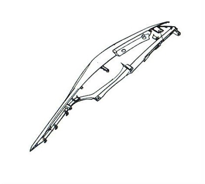 Carénage Arrière Droit Honda Forza 300 2018 2019 2020