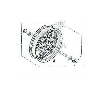 Front Wheel Honda Forza 300 2018 2019 2020