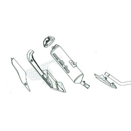 Couvre Tube Echappement Honda Forza 300 2018 2019 2020