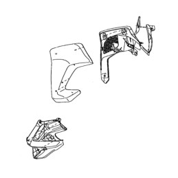 Cover Inner Left Rear Kawasaki Z900 2017 2018 2019