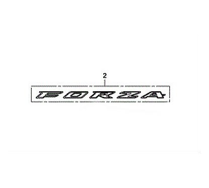 Emblème Sticker Honda Forza 300 2018 2019 2020