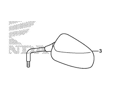 Rétroviseur Gauche Honda CB500X