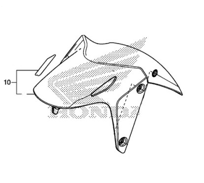 Garde Boue Avant Honda CB500X