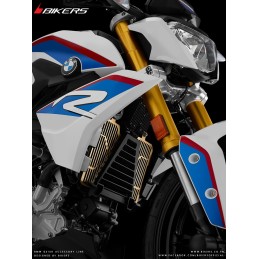 Titanium Radiator Guard Bikers BMW G310R