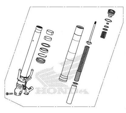 Front Fork Right Honda CB300R