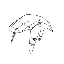 Garde Boue Avant Yamaha MT-15