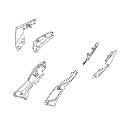 Carénage Arrière Gauche Yamaha MT-15