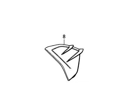 Couvre Radiateur Gauche Honda CB500X