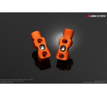 Fixations Rétroviseur sur Guidon Bikers Moto Kawasaki