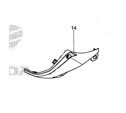 Cover Left Under Honda CB500X