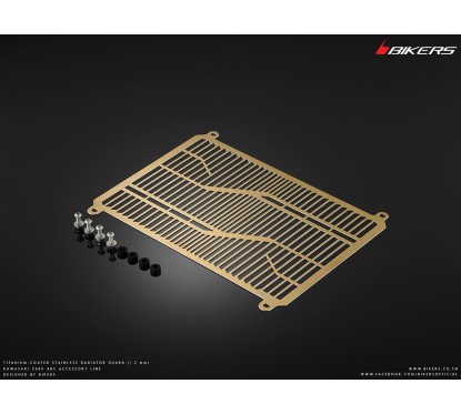 Titanium Coating Radiator Guard Bikers Kawasaki Z900