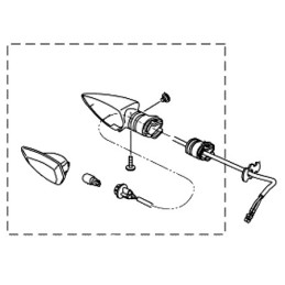 Front Right Flasher Light Yamaha MT-15