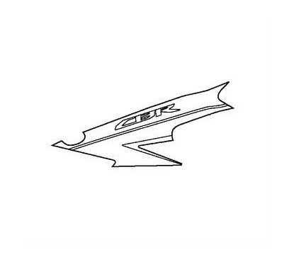 2013 Sticker Flanc Avant Gauche Honda CBR 500R