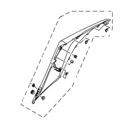 Rear Cover Right Yamaha YZF R3 2019/24