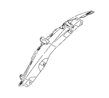 Couvre Arrière Droit Yamaha YZF R3 2019/24