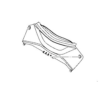 Cover Center Seat Yamaha YZF R3 2019/24