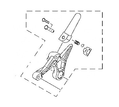 Platine Arrière Droit Yamaha YZF R3 2019/24