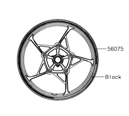 Sticker Jante Kawasaki NINJA 650 2017 2018 KRT Edition