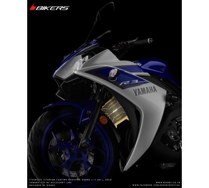 Protection Radiateur Titane Bikers Yamaha YZF R3/R25