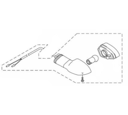 Clignotant Arrière Gauche Yamaha YZF R3 2019/24